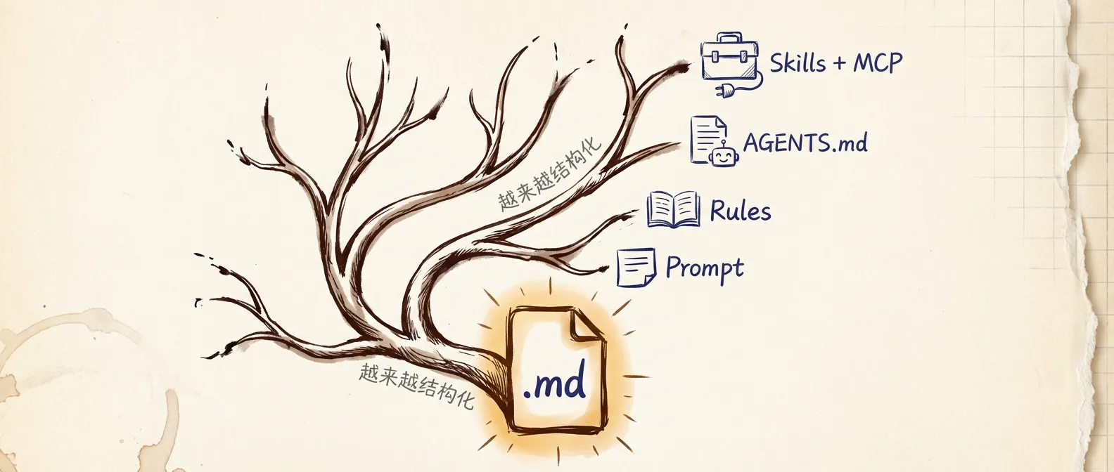 Featured image of post 从一个 Markdown 文件说起：AI 时代的\