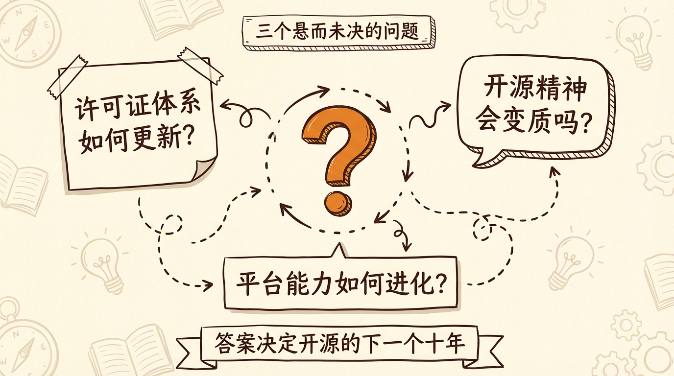 三个悬而未决的问题