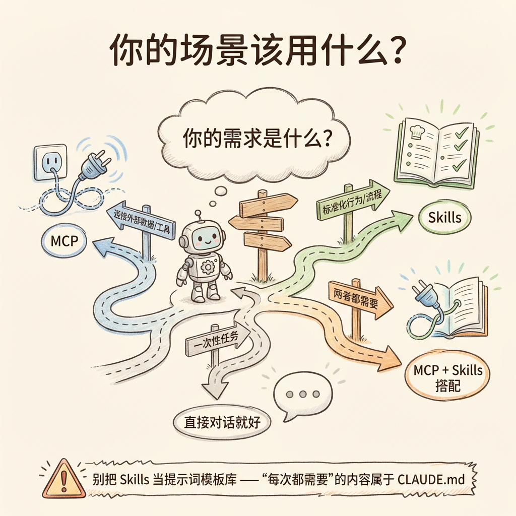 你的场景该用什么？