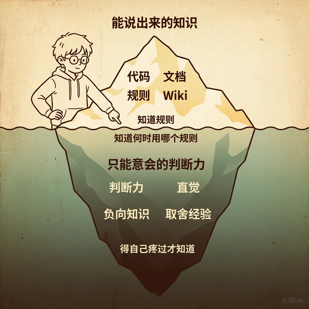 冰山图：知道 vs 知道为什么