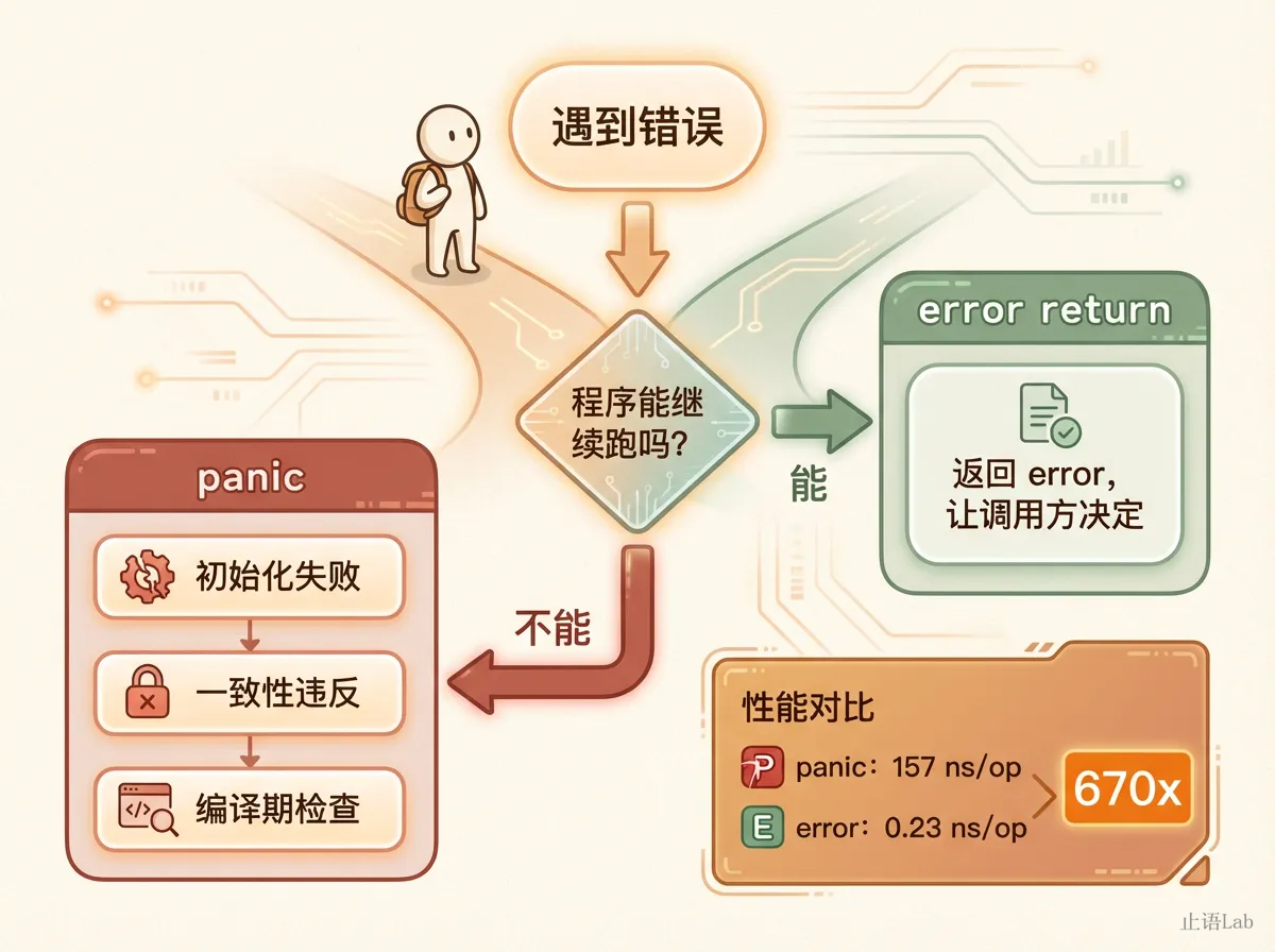 panic 使用决策树：该 panic 还是该 error？