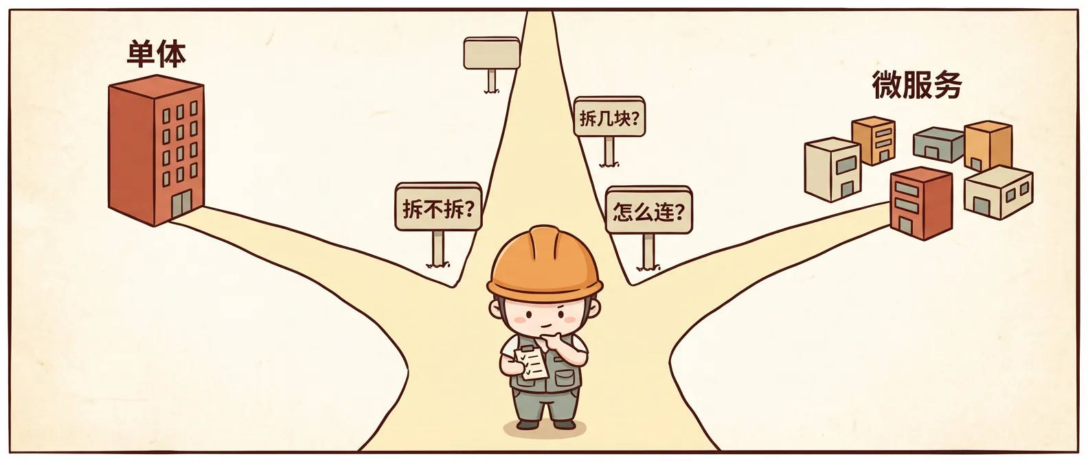 Featured image of post 别急着拆微服务：Go 项目演进的三个关键决策