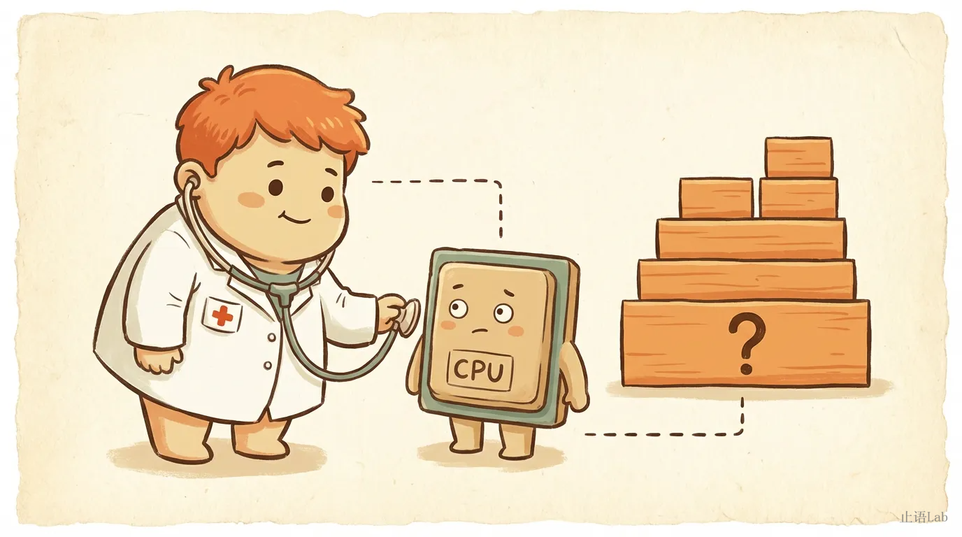 小医给 CPU 大块头做 CT，火焰图最宽那块标着问号