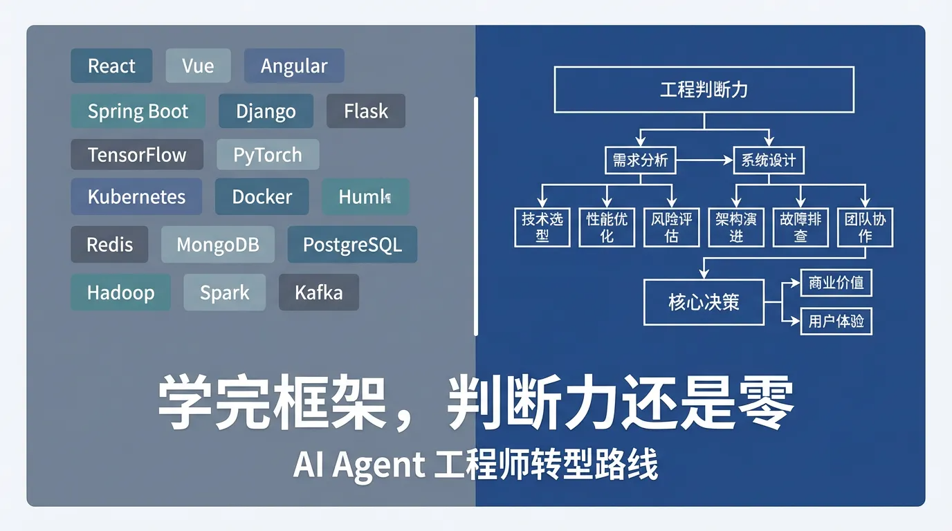 Featured image of post 后端开发转 AI Agent 工程师：一份接地气的自学路线