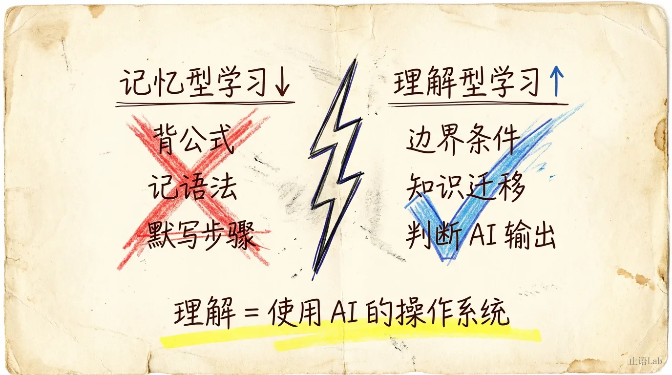 记忆型学习 vs 理解型学习