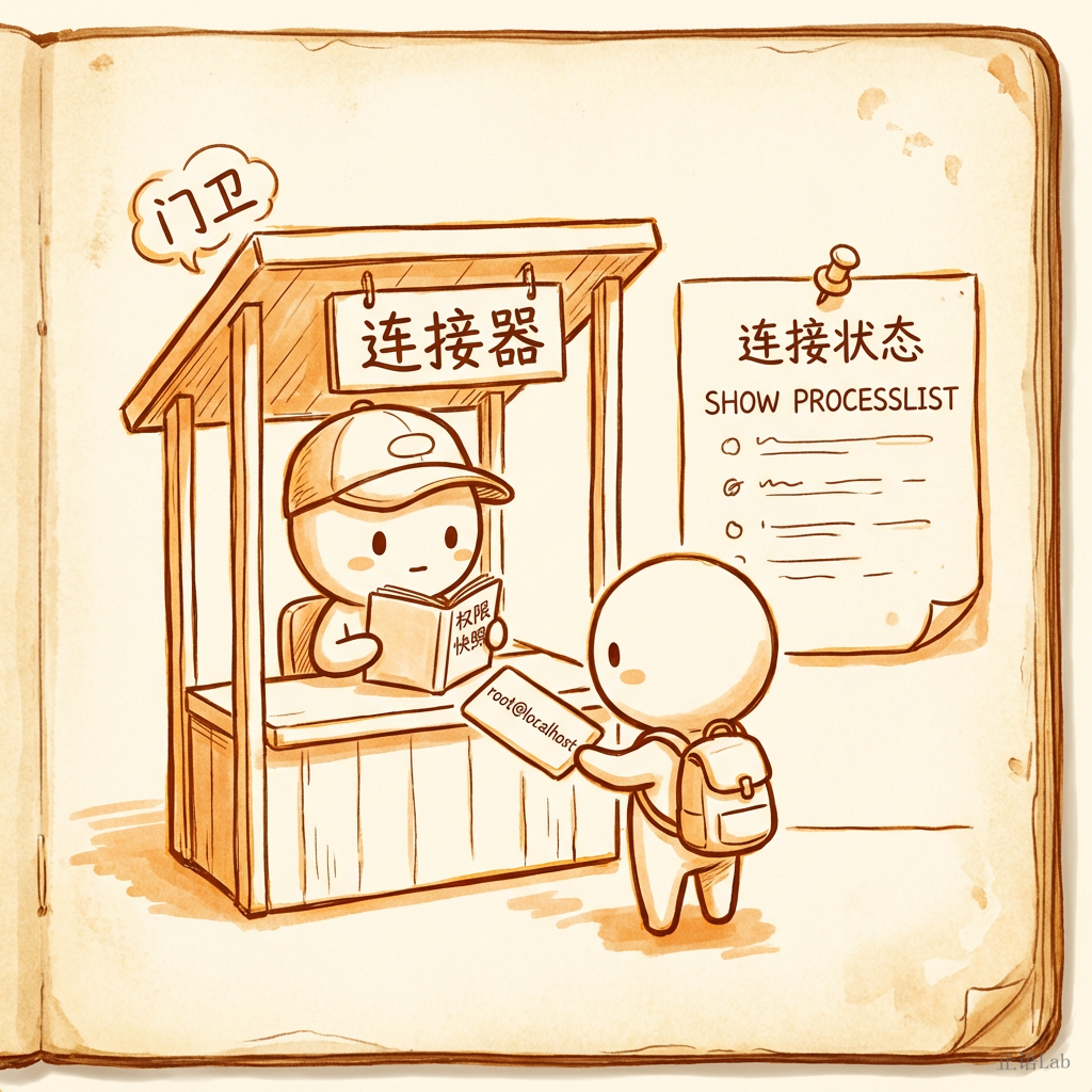 门卫检查通行证