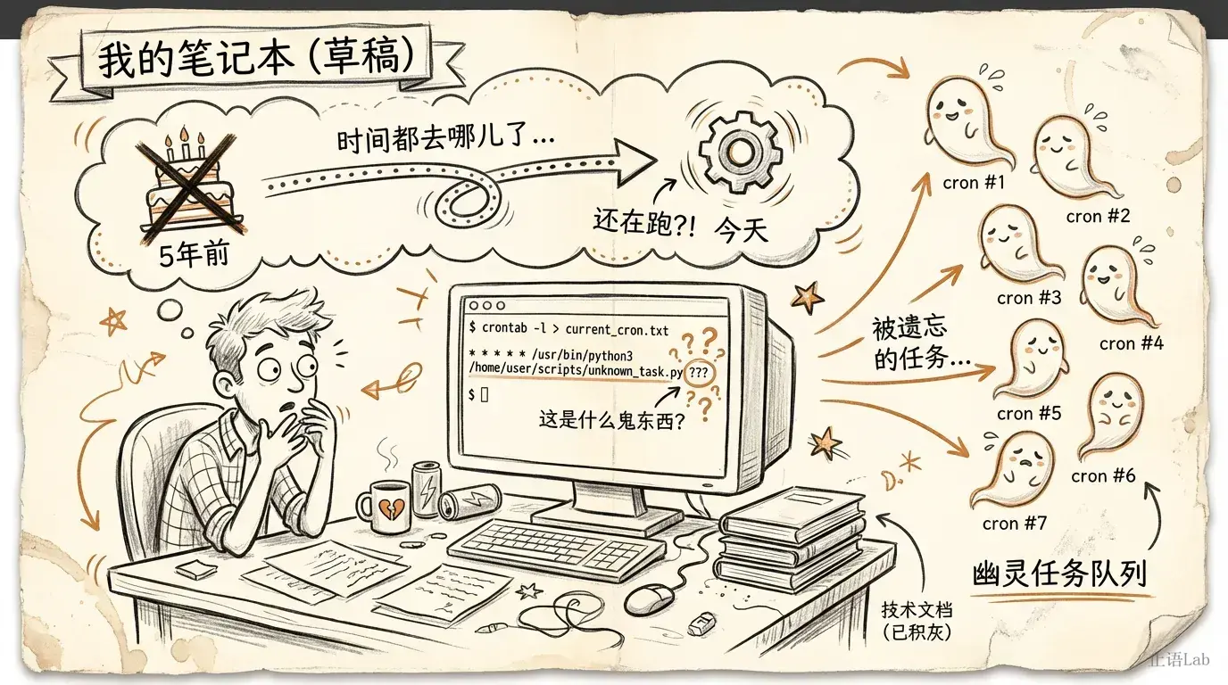 Buffer 工程师发现废弃 cron job 的考古场景